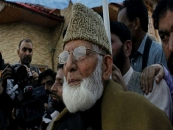 Former Hurriyat leader Syed Ali Shah Geelani. (File Photo/ANI)