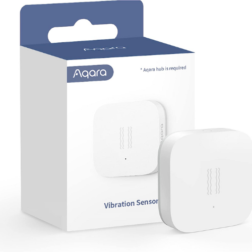 Aqara Vibration Sensor against white background