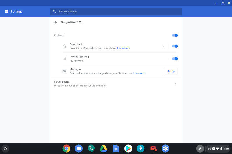 Google has finally started testing the Chrome OS platform's Android Messages