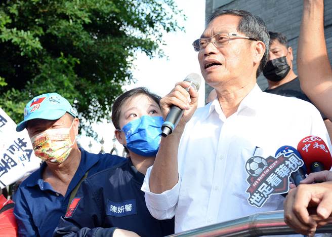 蘇清泉認為此次選舉疑點重重，向法院聲請重新驗票。(林和生攝)