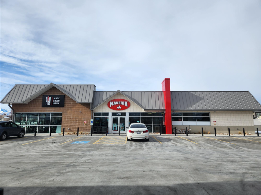 The rebranded Maverik in South Jordan. The building used to be a Kum & Go store before Maverik acquired the company in 2023. (Courtesy of Maverik)