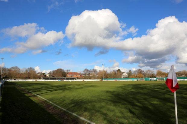 Poole Town FC's current base at Tatnam Farm. Picture: Andy Orman