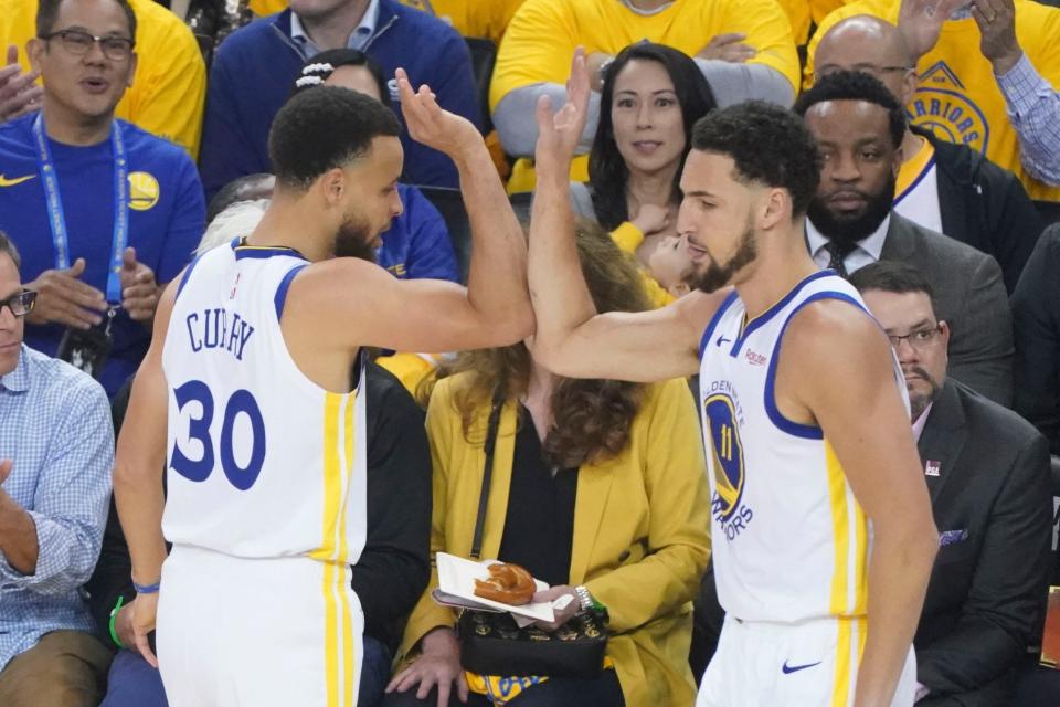 Steph Curry and Klay Thompson have won three championships together with the Warriors.