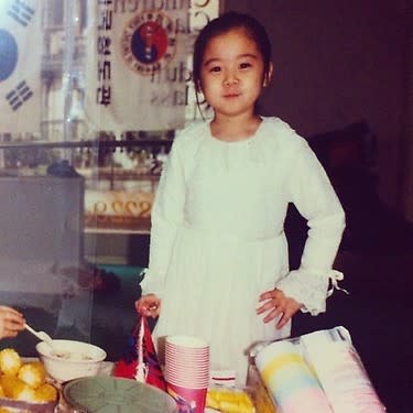 Hye Rim reveals her childhood photo