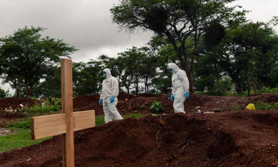 <span>Photograph: Jekesai Njikizana/AFP/Getty Images</span>