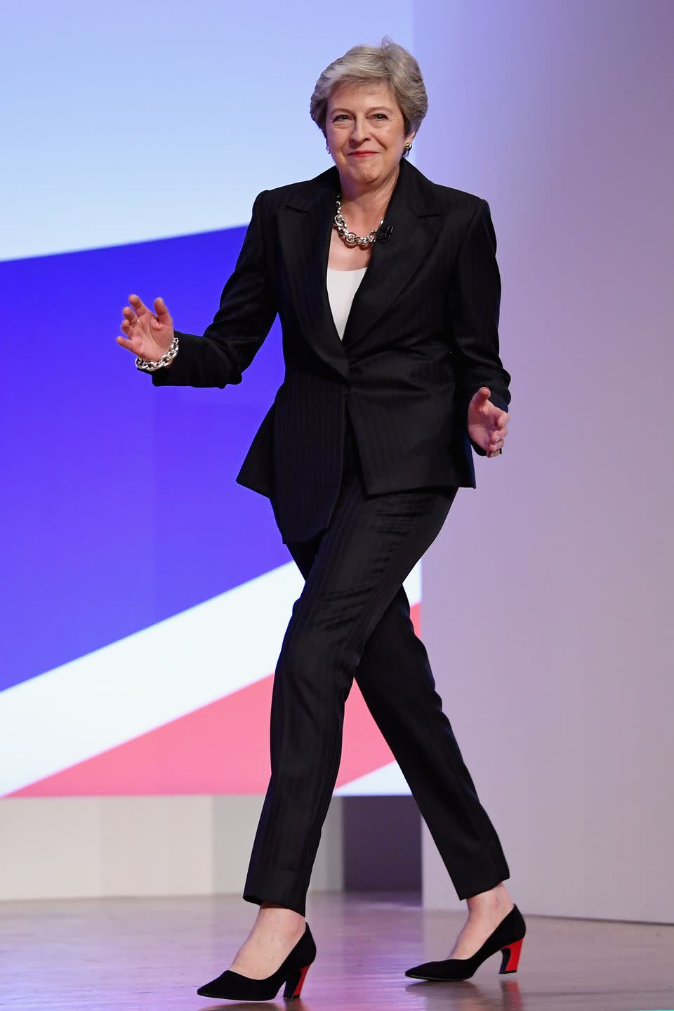 theresa may at conservative party conference in 2018