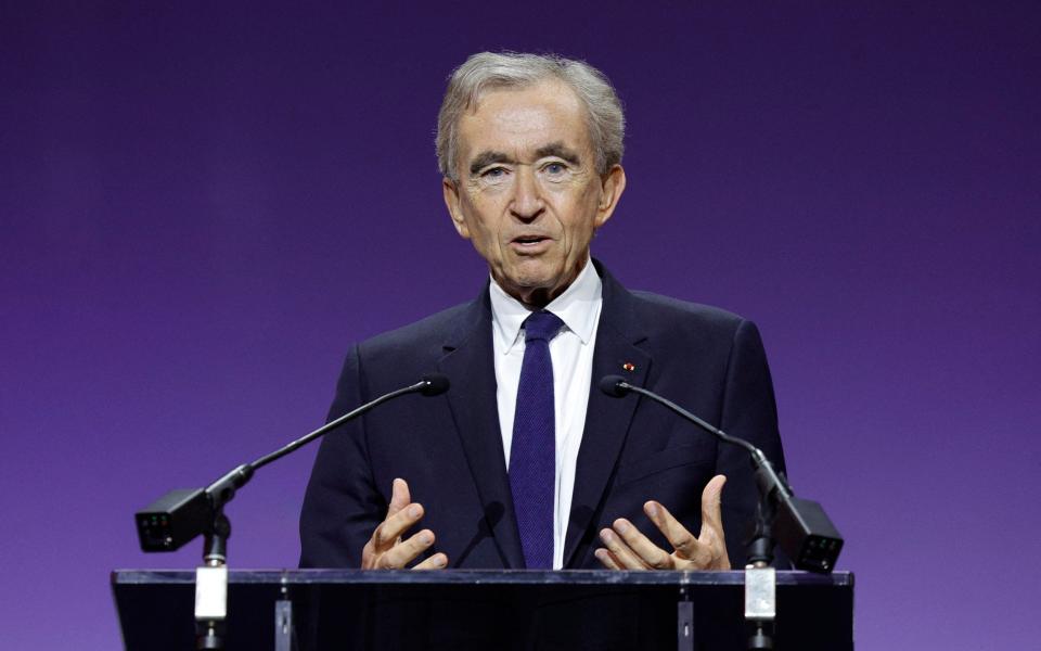 The email address of LVMH chairman and chief executive Bernard Arnault was accidentally revealed by the Government