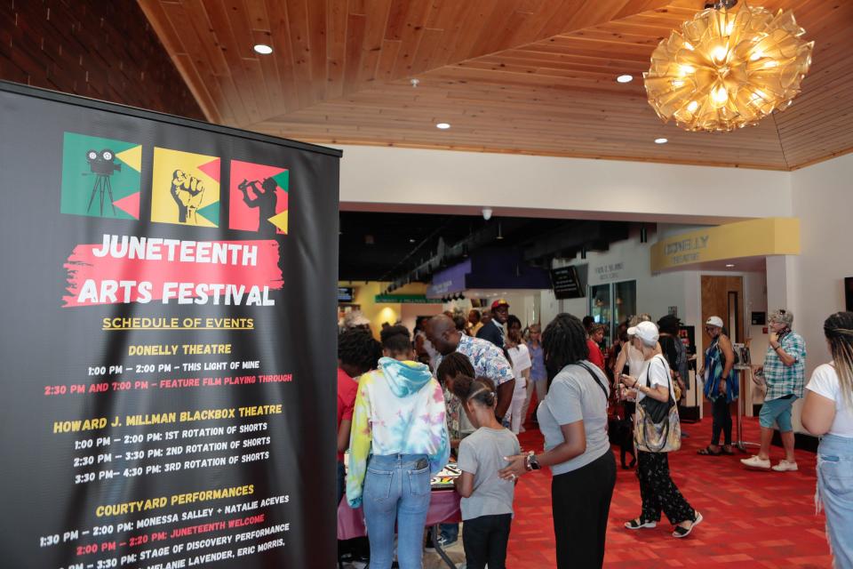 Large crowds gathered for Westcoast Black Theatre Troupe’s Juneteenth Arts Festival