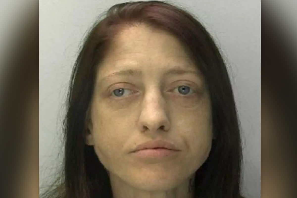 Kimberley Ann Hawkins appeared via video link at Cheltenham Magistrates’ Court charged with manslaughter  (Gloucestershire Police)