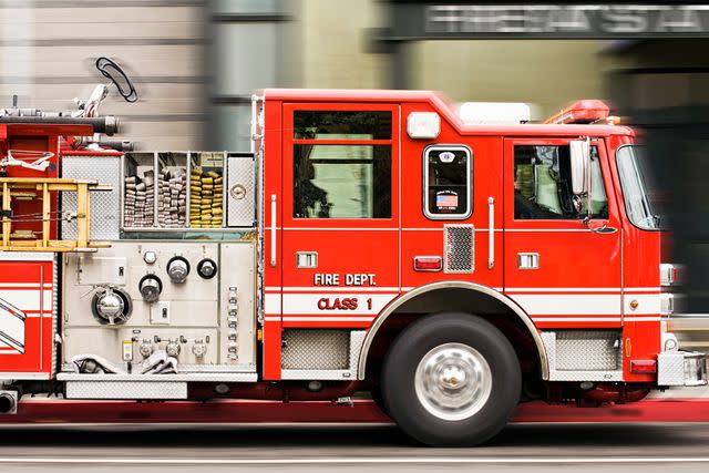 <p>Getty</p> Stock image of a fire truck