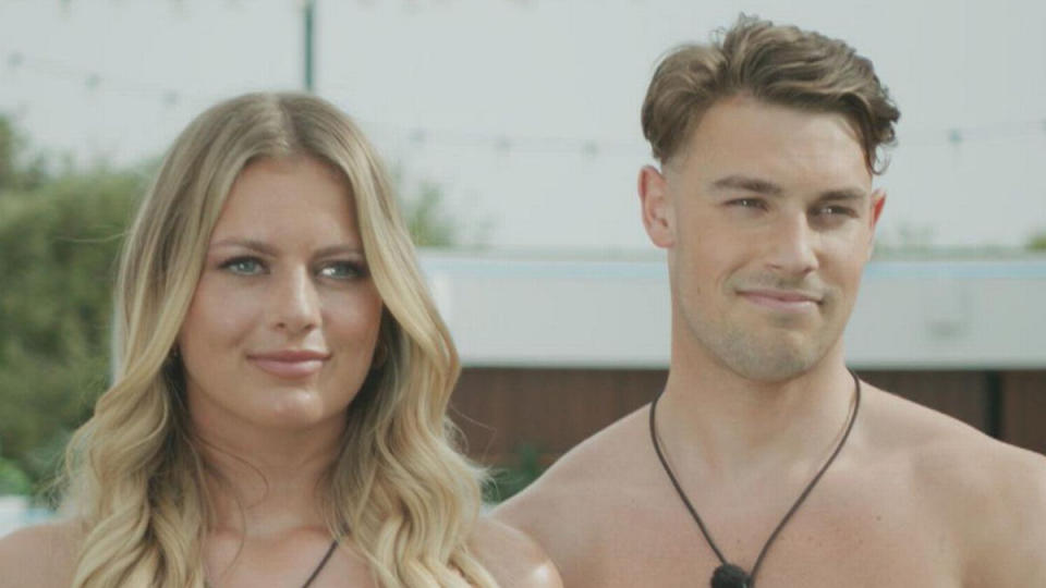 Tasha Ghouri and Andrew Le Page formed a couple at the beginning of the 2022 series of Love Island. (ITV)