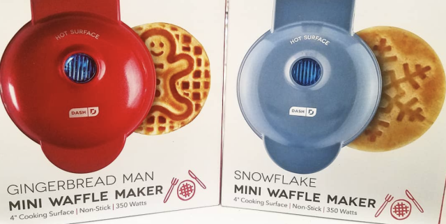 Rise By Dash Gingerbread Mini Waffle Maker 