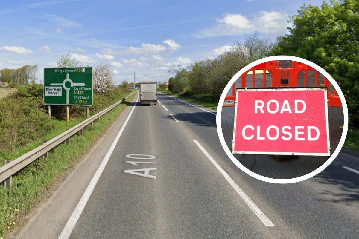 A major road closure is expected to delay drivers due to surface dressing works <i>(Image: Google/Newsquest)</i>