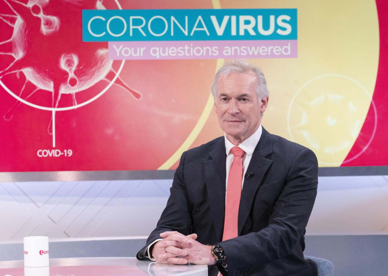 Dr Hilary Jones on Lorraine (ITV)