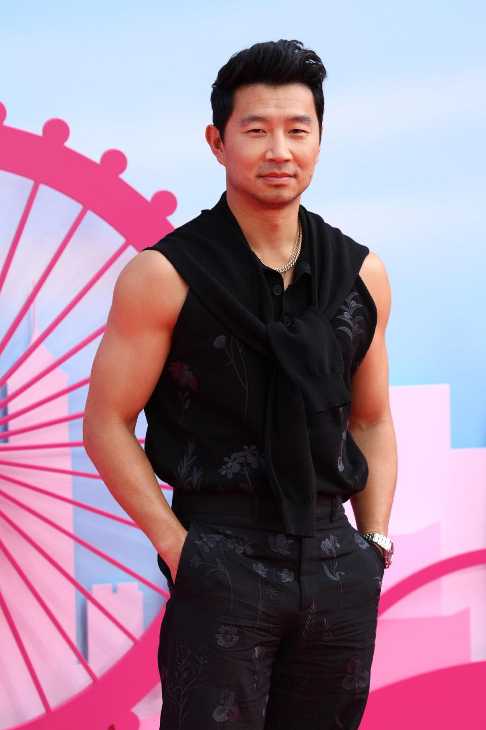 Simu Liu attends The European Premiere Of 