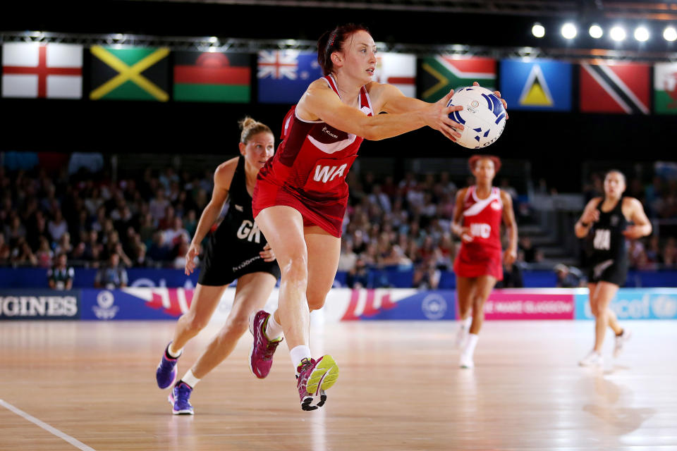 Jade Clarke's Leeds Rhinos are back in action among ten thrilling Vitality Netball Superleague matches this weekend. © Action Images