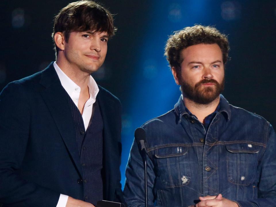 Ashton Kutcher and Danny Masterson in June 2017.