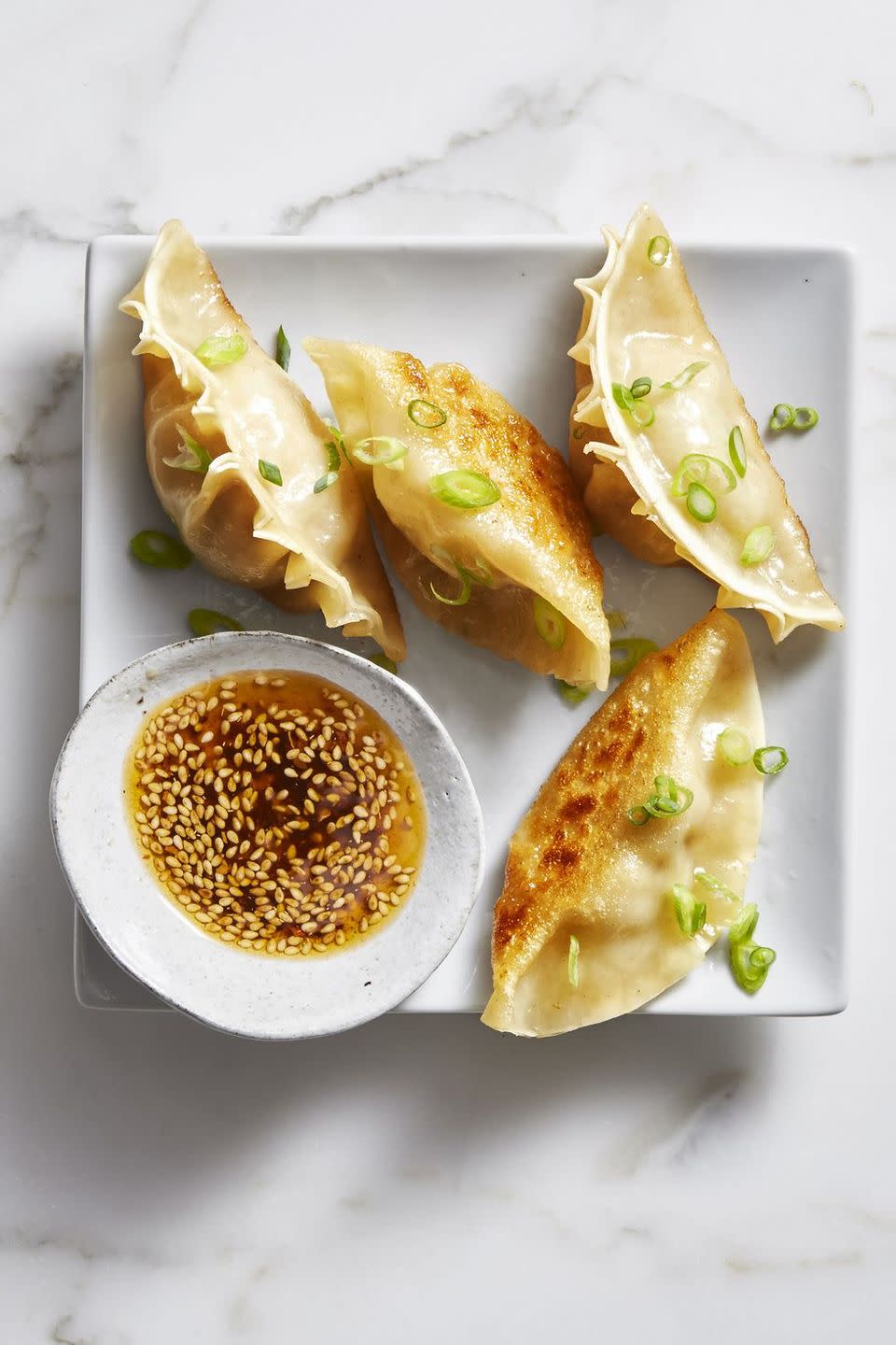 Shrimp Curry Potstickers