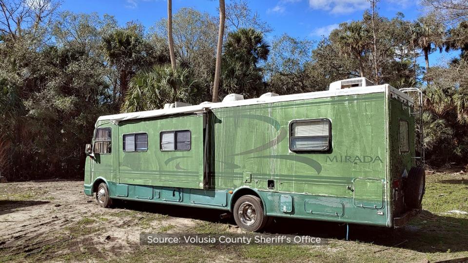 The vehicles, which deputies said were in various stages of dismantlement, were reported stolen from Orlando, Winter Garden, Brevard County, and Burlington, Alabama, from as far back as 2012.