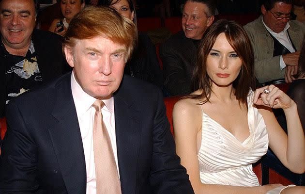 The first lady met husband Donald Trump a fashion party when she was 28 and he was 52. Photo: Getty