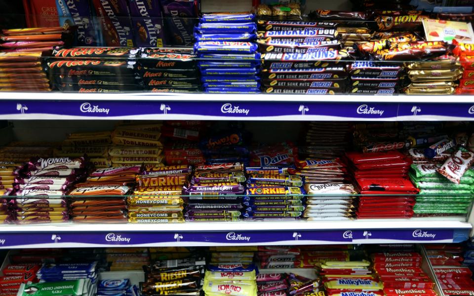 Confectionery companies were told they could shrink bars to avoid cutting sugar  - Chris Ratcliffe/Bloomberg