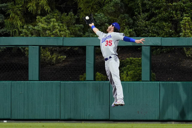 Dodgers' Bellinger 2 HRs, connects in marathon AB vs Phils - The San Diego  Union-Tribune