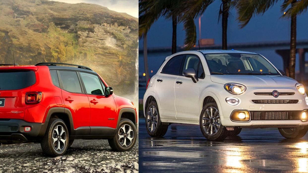 jeep renegade and fiat 500x