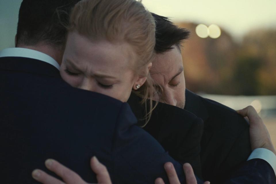 Jeremy Strong, Sarah Snook, and Kieran Culkin in 'Succession.'
