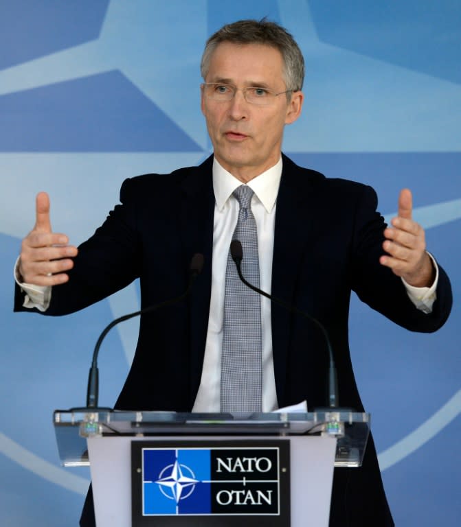 NATO Secretary General Jens Stoltenberg says NATO is "now directing the standing maritime group to move into the Aegean without delay and start maritime surveillance activities"