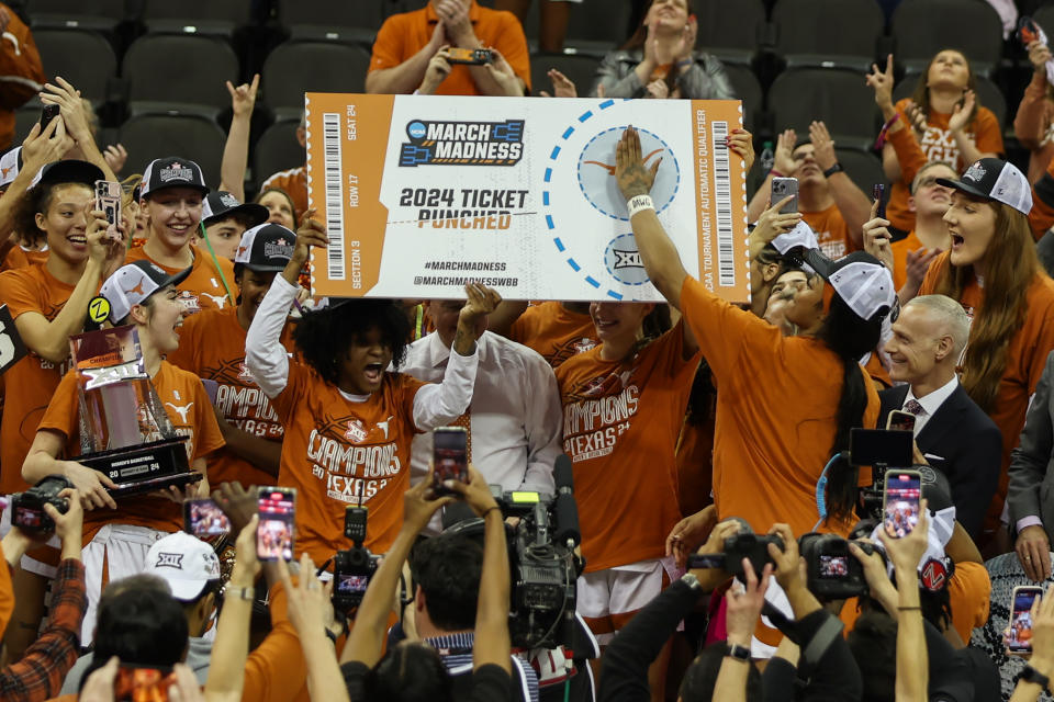 Texas beat Iowa State to win the Big 12 tournament earlier this month.