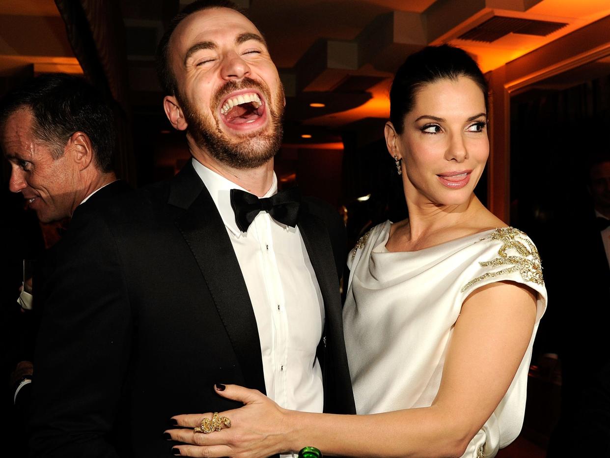 Chris Evans Sandra Bullock