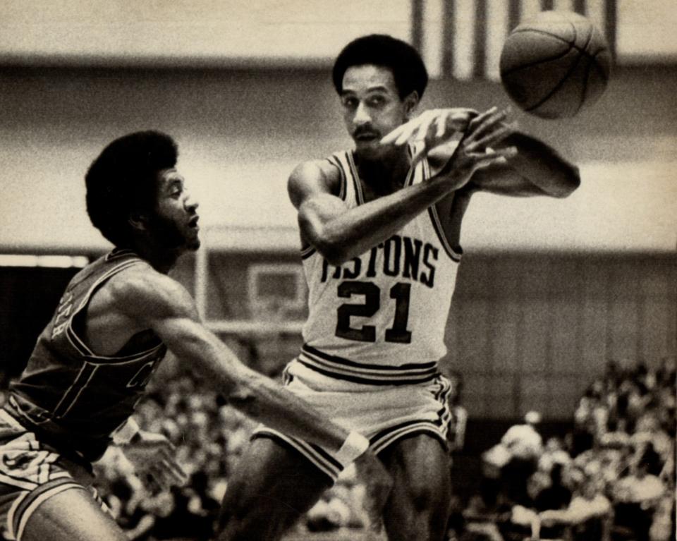 Dave Bing played 12 seasons in the NBA, primarily for the Detroit Pistons (1966–75). He was a seven-time All-Star who in 1996 was named one of the NBA's greatest players of all time. His No. 21 is retired by the franchise, and after basketball he was elected mayor of Detroit in a special election in 2009. Bing won the full-term mayoral election on November 2009, defeating challenger Tom Barrow.