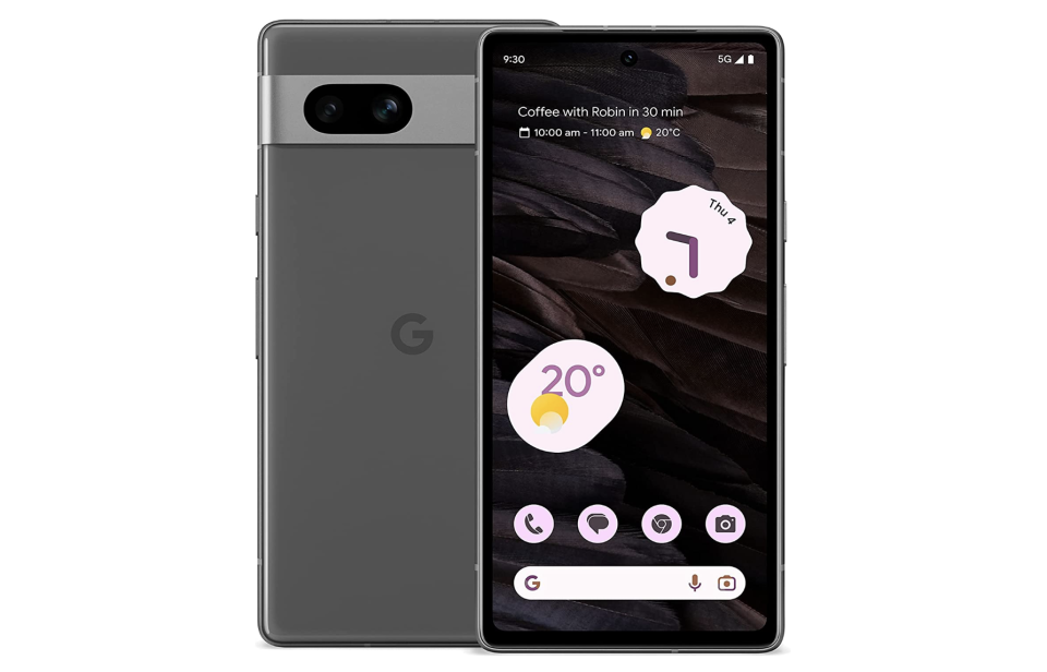 Google Pixel 7a in Charcoal. (PHOTO: Amazon Singapore)