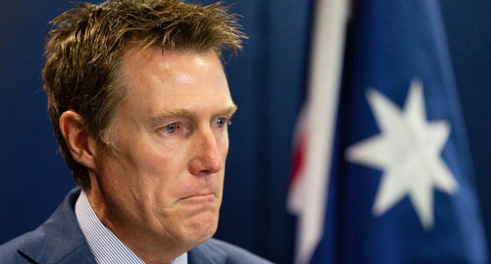 Attorney-General Christian Porter vehemently denied rape allegations. Source: AAP