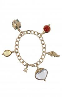 Gold Charm Bracelet, $39.99