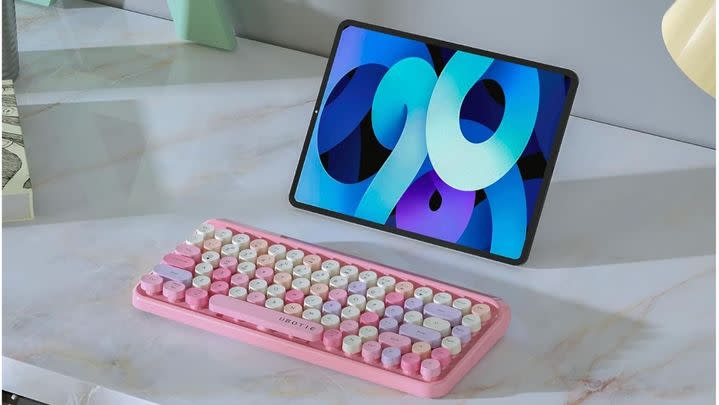 A portable Bluetooth keyboard