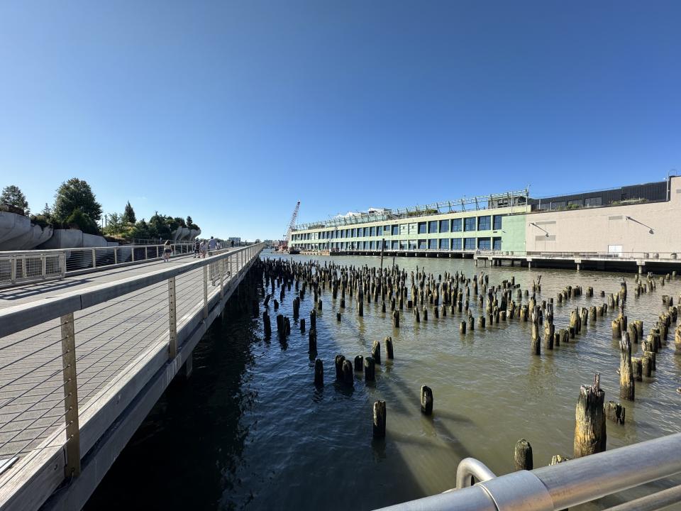 iPhone 15 Pro Max ultrawide photo of pier 55