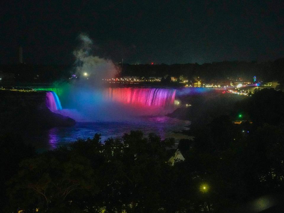 Fireworks at Niagara Falls