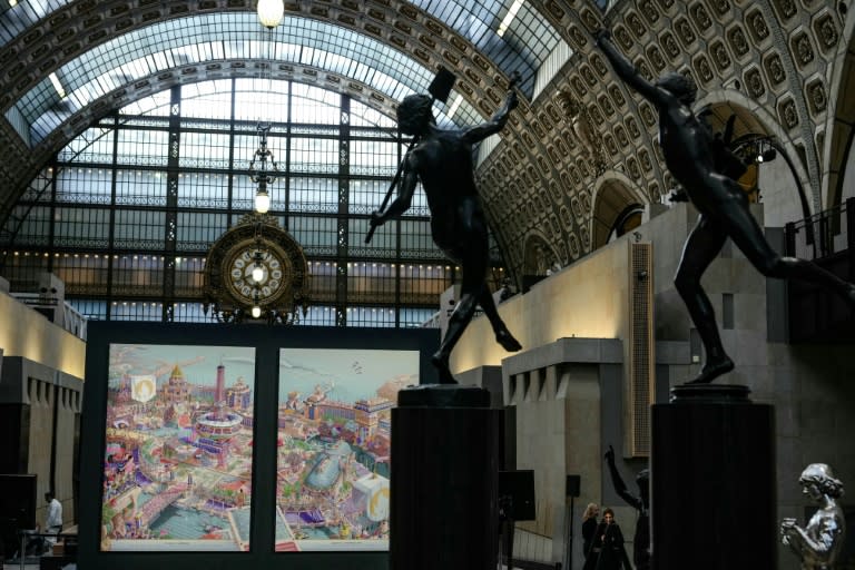 The Musee d'Orsay in Paris has filed a police complaint after a famed 19th century nude had 'MeeToo' painted on it by two women at a French provincial gallery (Dimitar DILKOFF)