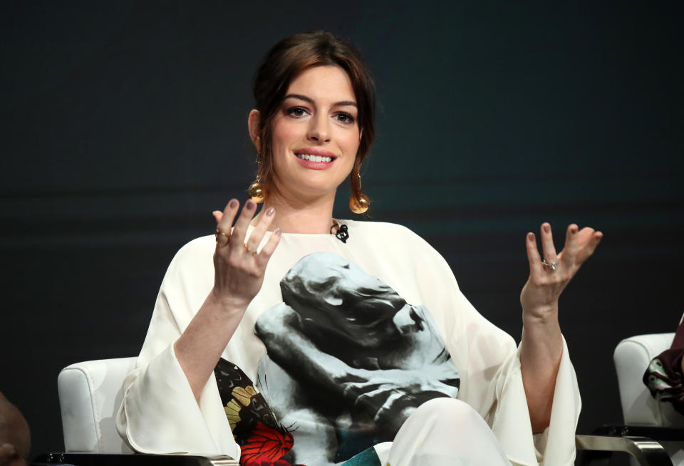 Anne Hathaway said she feels "empowered" by overcoming negative attacks from online trolls. (Photo: David Livingston/Getty Images)