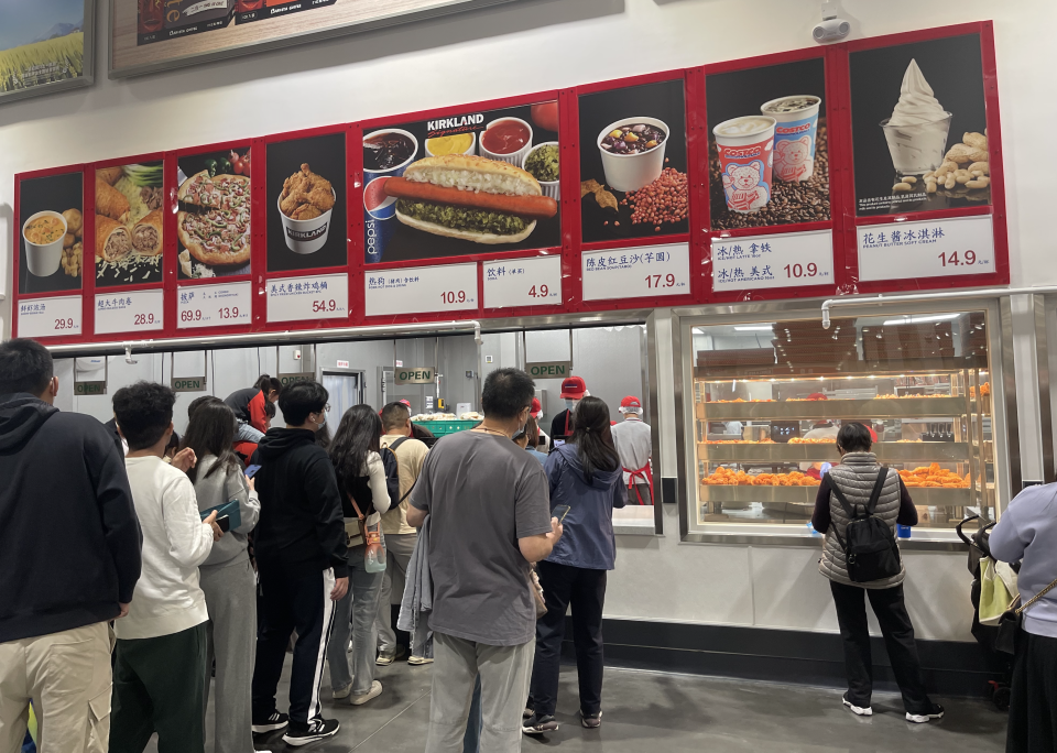 深圳Costco的小食部，也成為港人打卡對象