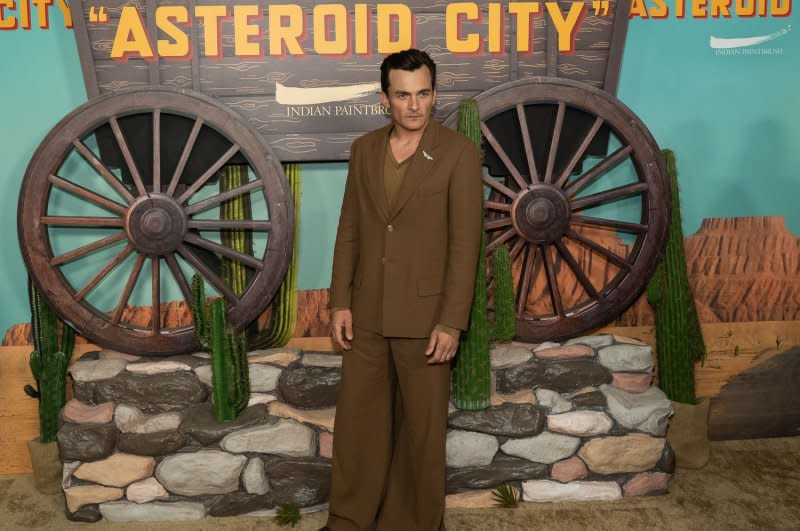 Rupert Friend attends the New York premiere of "Asteroid City" in June. File Photo by Gabriele Holtermann/UPI