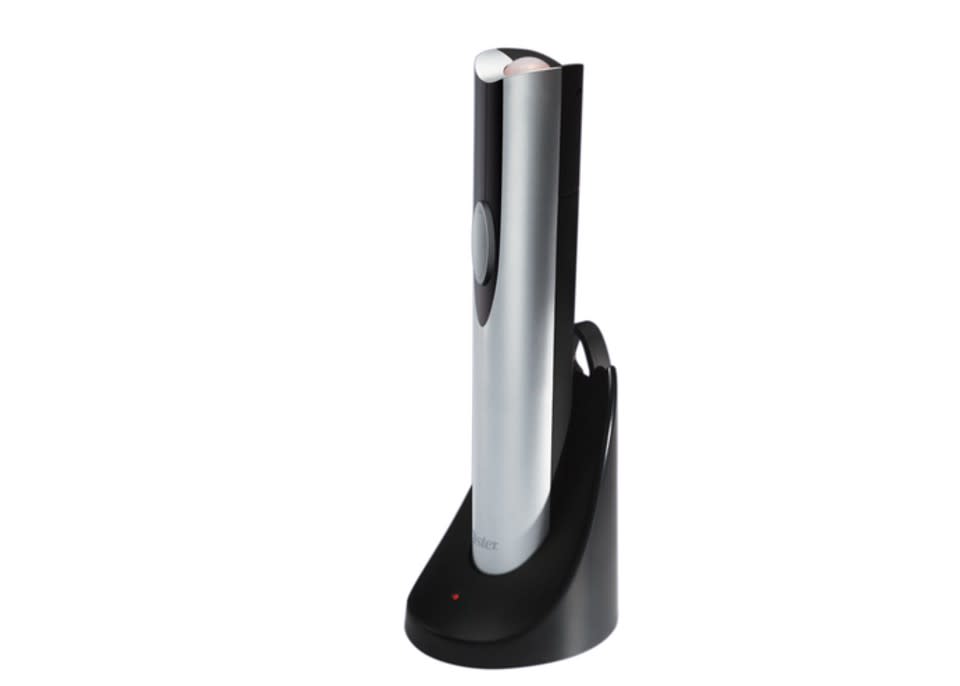 Oster Rechargeable Wine Opener. (Image via The Home Depot)