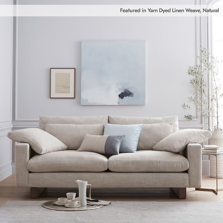 <p><a href="https://go.redirectingat.com?id=74968X1596630&url=https%3A%2F%2Fwww.westelm.com%2Fproducts%2Fharmony-loveseat-h2505&sref=https%3A%2F%2Fwww.housebeautiful.com%2Fshopping%2Ffurniture%2Fg32407323%2Fapartment-sofas%2F" rel="nofollow noopener" target="_blank" data-ylk="slk:Shop Now;elm:context_link;itc:0;sec:content-canvas" class="link ">Shop Now</a></p><p>Harmony Sofa</p><p>westelm.com</p><p>$1529.15</p>