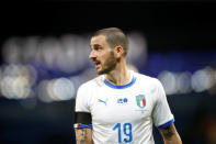 Soccer Football - International Friendly - Italy vs Argentina - Etihad Stadium, Manchester, Britain - March 23, 2018 Italy’s Leonardo Bonucci Action Images via Reuters/Carl Recine