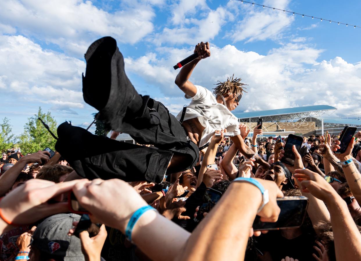 Milwaukee native DC The Don performs at Summerfest's UScellular Connection Stage on Friday, July 5, 2024.