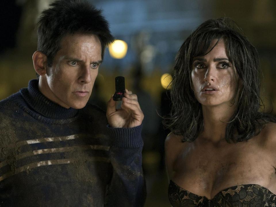 Ben Stiller as Derek Zoolander and Penélope Cruz as Valentina Valencia in ‘Zoolander 2’ (Rex Features)