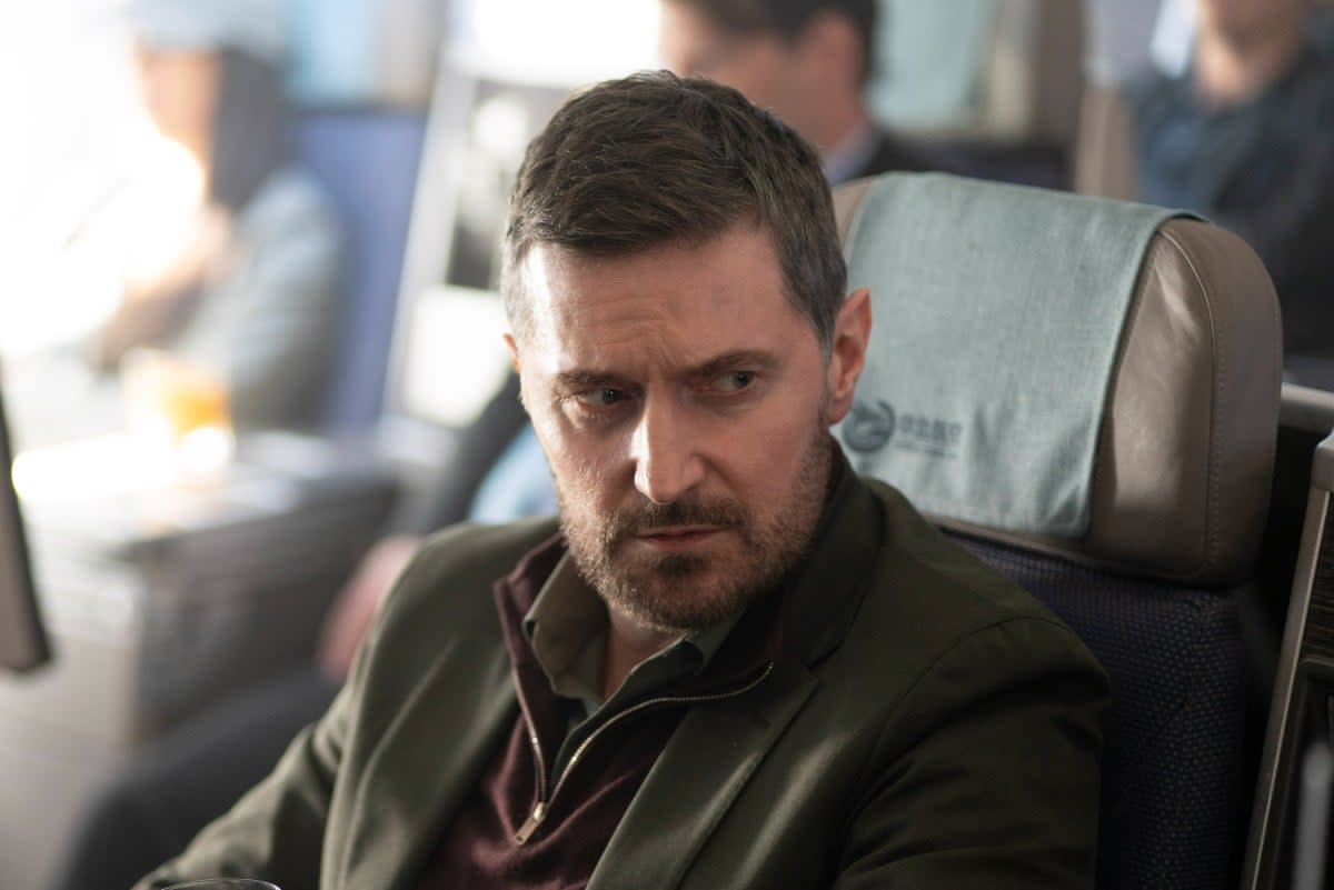Richard Armitage as Dr Matthew Nolan in ‘Red Eye' (Laurence Cendrowicz/Bad Wolf/Sony Pictures Television)