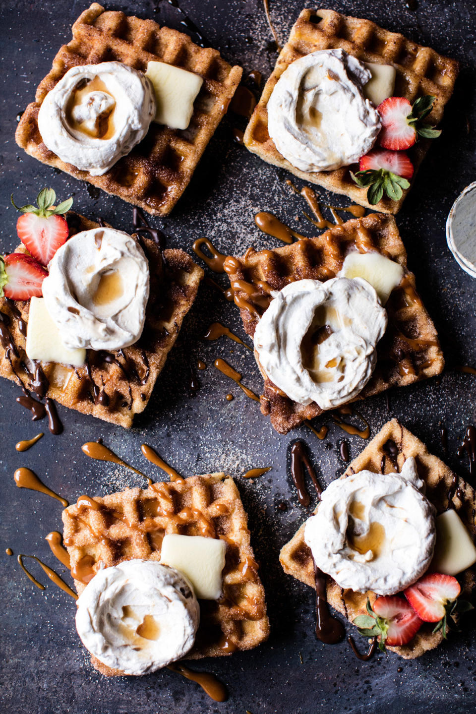 <strong>Get the <a href="http://www.halfbakedharvest.com/churro-waffles/" target="_blank">Churro Waffles recipe</a>&nbsp;from&nbsp;Half Baked Harvest</strong>