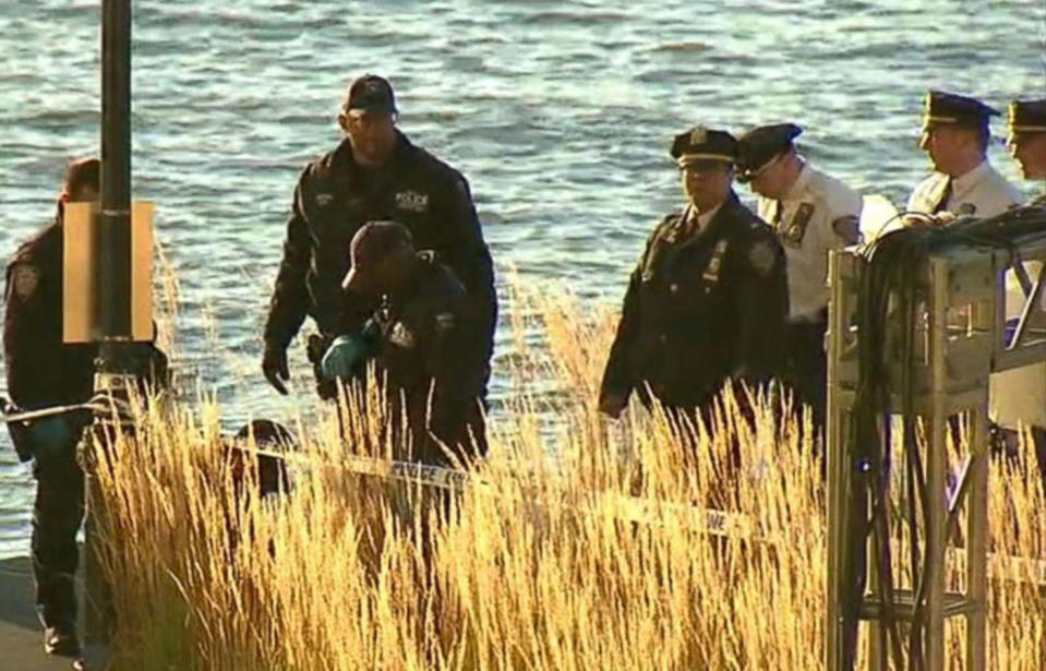 The bodies of two women wash up on New York's Hudson River, bound together with duct tape.